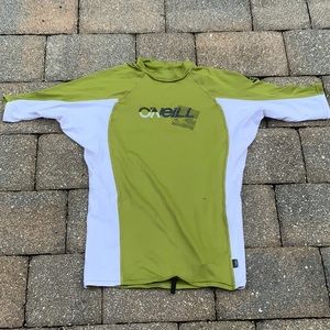 O’NEILL SKINS 50+ ULTRAVIOLET PROTECTION SHORT SLEEVE TOP, SIZE LARGE